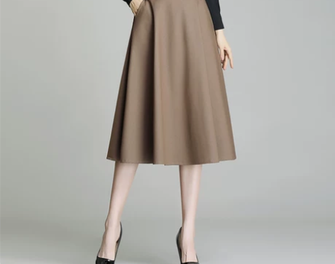 品哥弟新女装2022秋季通勤百搭高腰显瘦a...