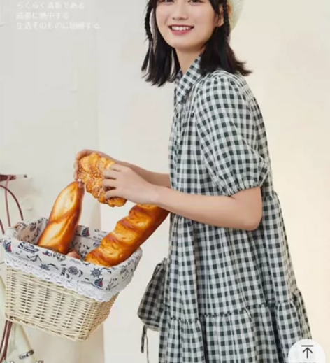 紫涵夏装新款女短袖衬衫式连衣裙中长款A 字...