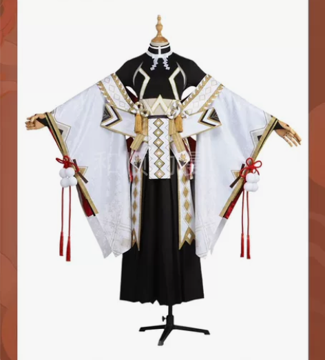 天剑韧心鬼切衣服大全套+假发+发饰+木屐，...