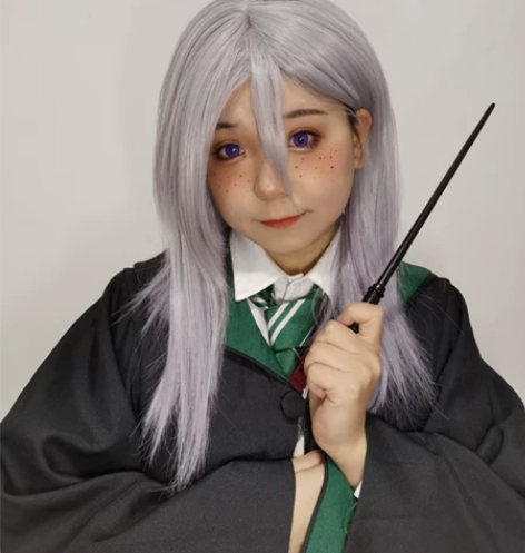 科幻哈利波特魔法觉醒艾薇cos服 没有瑕疵...