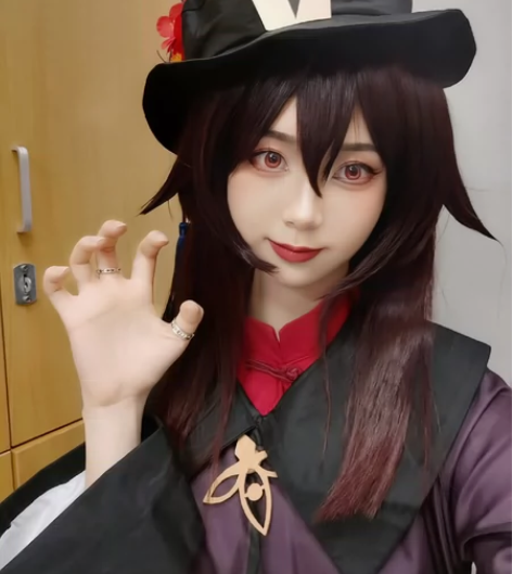 科幻可换 原神胡桃cos服非名家有假发无需...