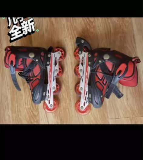 COUGAR美洲狮学生旱冰鞋，红色美洲狮旱...