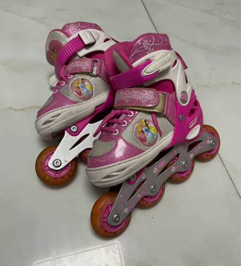 麦斯卡女童溜冰鞋 旱冰鞋 可调节 3到6岁...