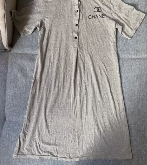 运动风连衣裙 polo领