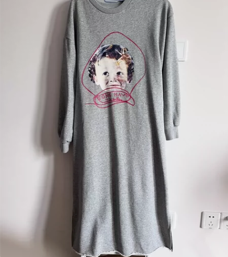 boran帛然韩风长款卫衣连衣裙卫衣裙 均...