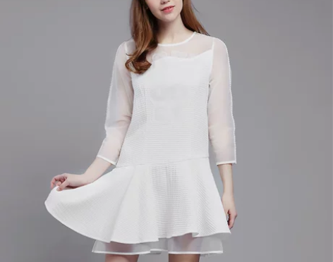 bread+n+butter初冬女装欧根纱...