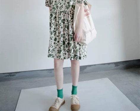 港风小个子甜美碎花裙少女购买三件商品可包邮...