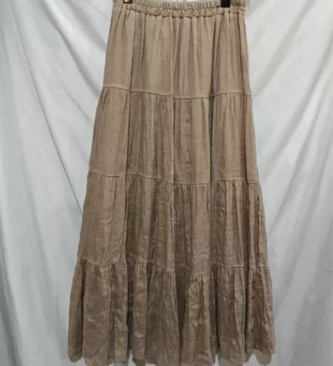 vintage古着日制半裙夏季通勤百褶裙子...