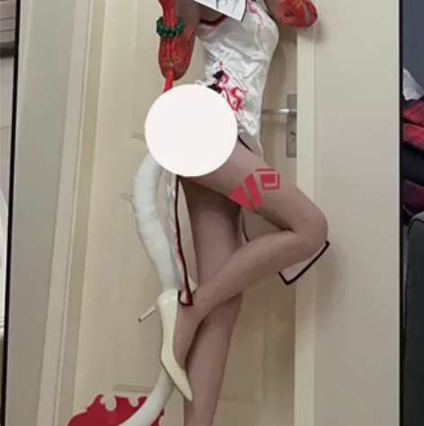 明日方舟年乐逍遥cos旗袍 次元依m 腰可...