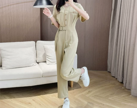 阔腿连体裤女夏薄款2023新款气质高级感