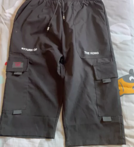 ?【礼遇价】夏季运动裤工装短裤男生宽松七分...