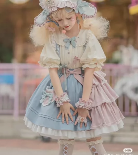 甜不拉几lolita半身裙SK甜款奇谭森林...
