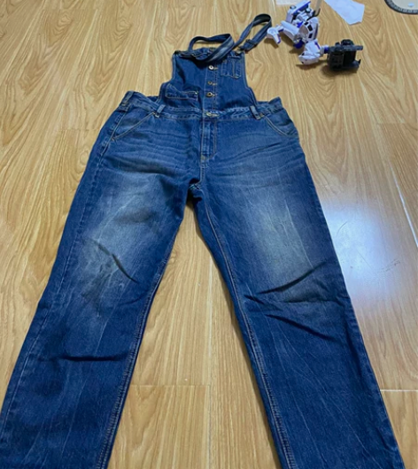 Wrangler/威格背带牛仔裤，专柜买的...