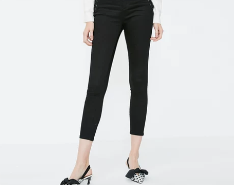 Vero Moda秋季街头风系带高腰修身九...