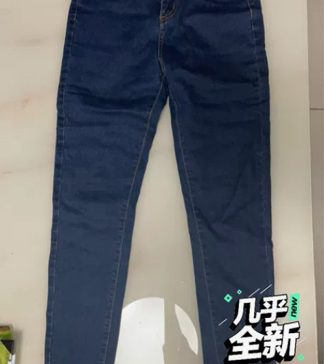 高腰弹力牛仔裤#仅试穿,适合体重130斤以...