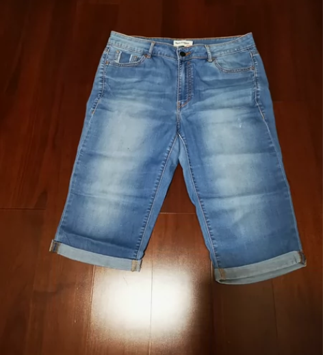 暇步士女士七分牛仔裤170号 无破损划痕专...