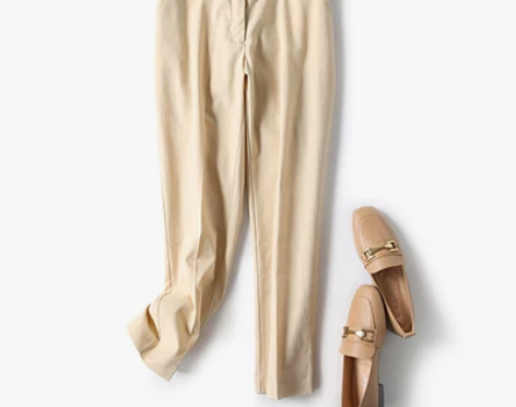 2021春夏新款棉麻休闲裤宽松显瘦九分裤纯...