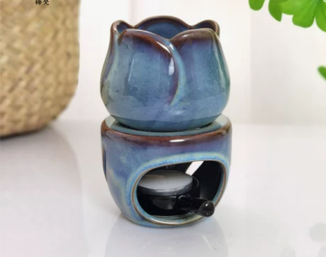 大容量分体香薰炉蜡烛 香薰灯送蜡烛托卧室内...