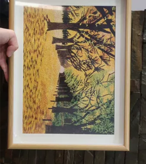 苏绣刺绣画32*42尺寸！我裱框都弄好了，...