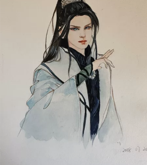 水彩人物画16开 感兴趣的话点“我想要”和...