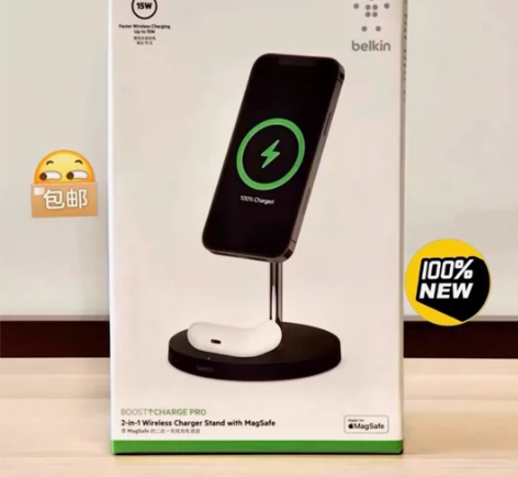 Belkin苹果magsafe磁吸可旋转二...