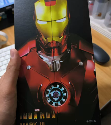 钢铁侠正版马克三手办，迪士尼官方认证 感兴...