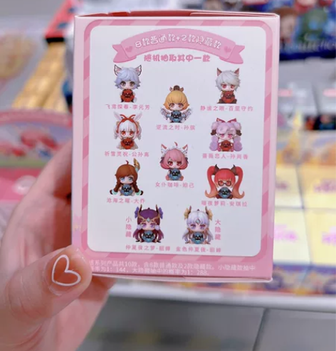 王者手办 峡谷包包盲盒 安琪拉手办 抽重复...