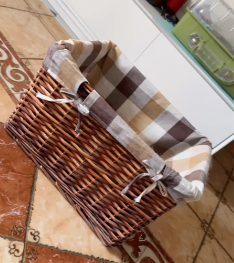 脏衣服收纳筐盒藤编大号 不带盖子 长45x...