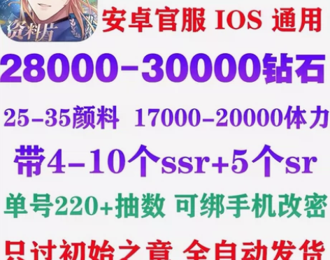 时空中的绘旅人初始自抽号安卓苹果开局SSR...