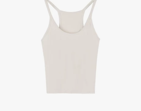 针织小吊带辣妹打底白色背心女夏季纯欲性感内...