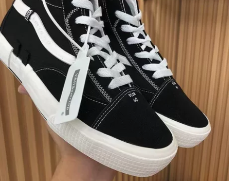 49元包邮！！专柜撤柜 正品万斯高帮帆布鞋...