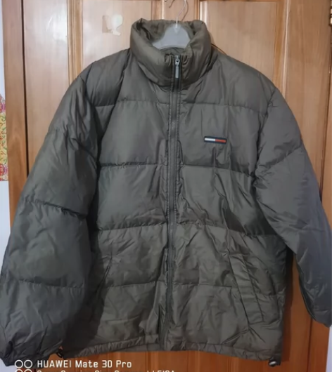 男士羽绒服，墨绿色，二手物品，非质量问题，...