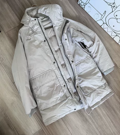 全新男士中长款羽绒服 299包邮 买来小一...