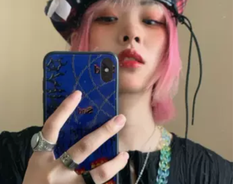 MEME原创设计两色毛绒格子蝴蝶结宫廷日系...