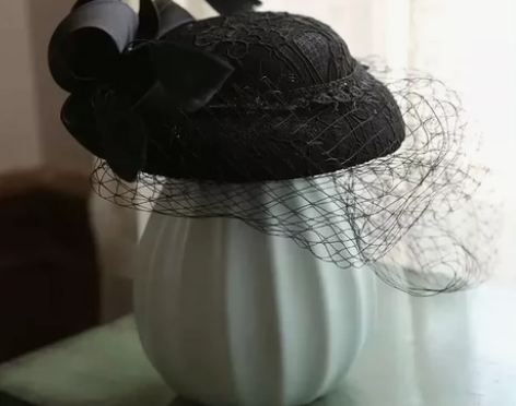 复古名媛气质小礼帽女秋冬 民国风洋装帽子 ...