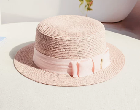 平顶草帽女夏天小清新太阳帽韩版百搭学生沙滩...