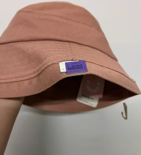 伶俐全新粉色渔夫帽，仅试戴，吊牌还在 可小...