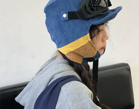 郑多喜 帅气护目雷锋帽秋冬季新款护耳保暖韩...