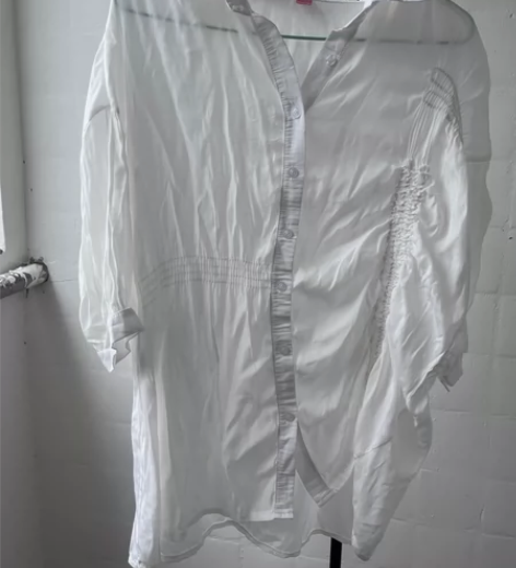 古着防晒罩衫 棉麻材质，轻薄透气，冰丝薄款...