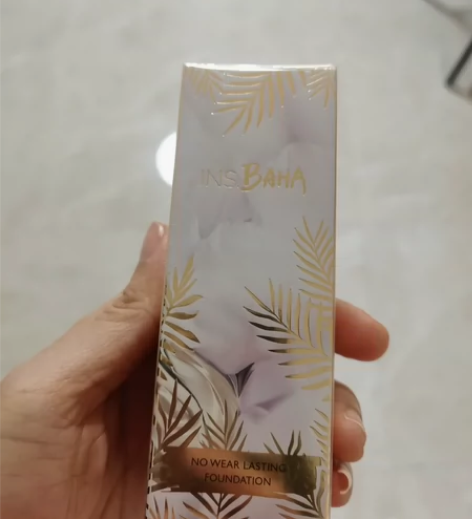 珀莱雅日不落粉底液泊莱雅印彩巴哈持久控油遮...