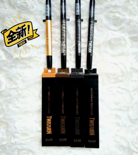 韩国珂莱欧防水旋风眼线液clio眼线笔软毛...