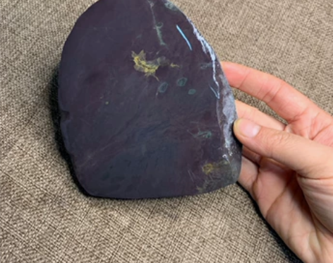 端砚名坑  旧坑红皮麻坑 小楷素砚  清货...