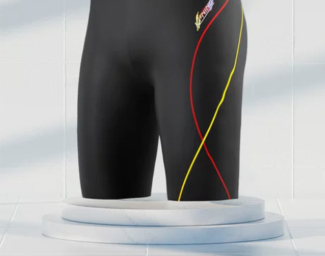 ?李宁泳裤五分及膝泳裤男专业男士游泳裤男款...