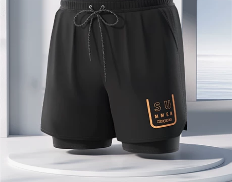 【礼遇价】kappa泳裤男游泳裤男款泳裤男...