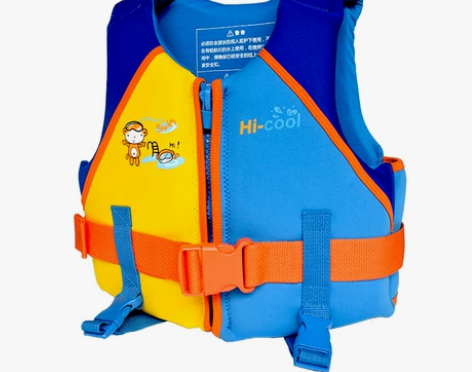海酷正品儿童专业救生衣泡沫浮水浮力背心男女...