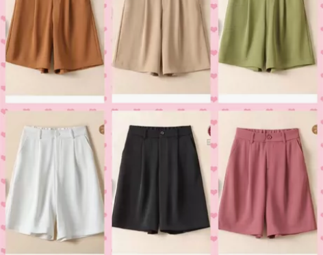 【清货包邮】夏季高腰短裤休闲裤西装短裤中裤...