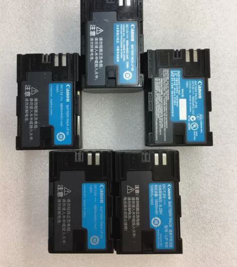 佳能LP-E6原装电池随机原配扣机电池佳能...