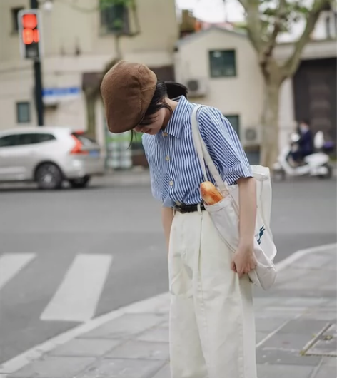 KUMASU裤子女宽松直筒2020秋季新款...