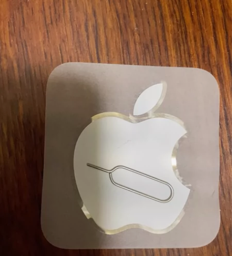 苹果手机专用卡针正品。我看着许多人发出来，...