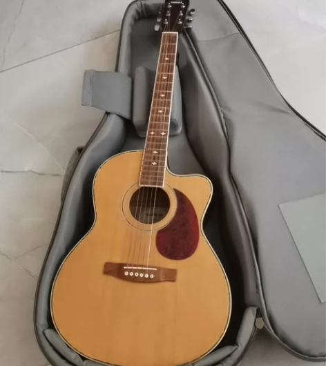 吉他，入门级，随便玩的，买了更好的，这个便...